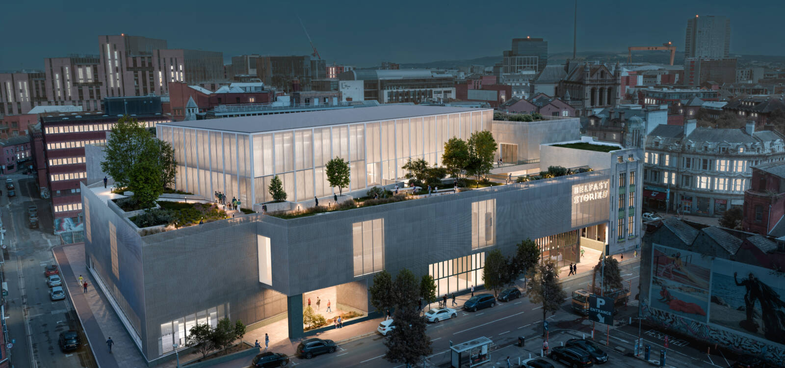 How Belfast Stories could look as seen over North Street