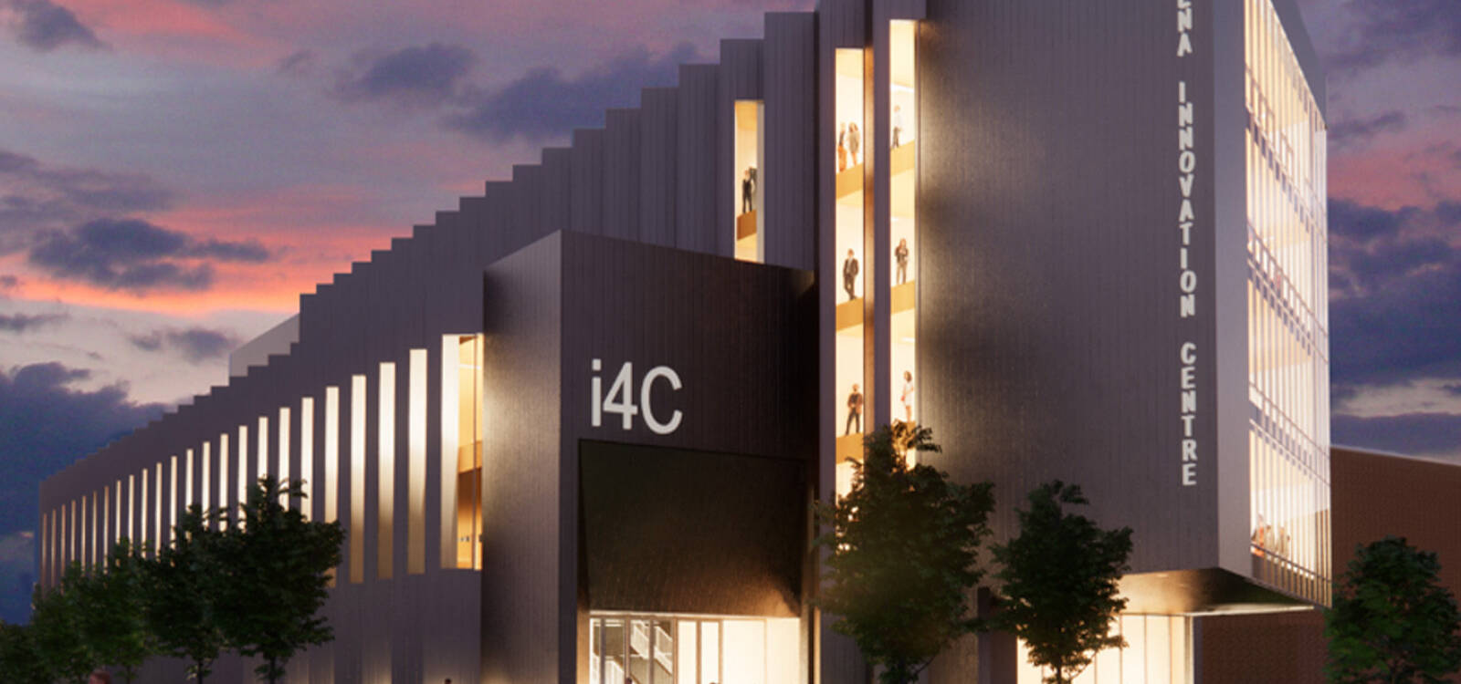 Render of the new i4c building in Ballymena