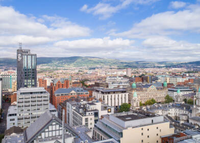 Sky line view of Grand Central Hotel Belfast Co master smaller